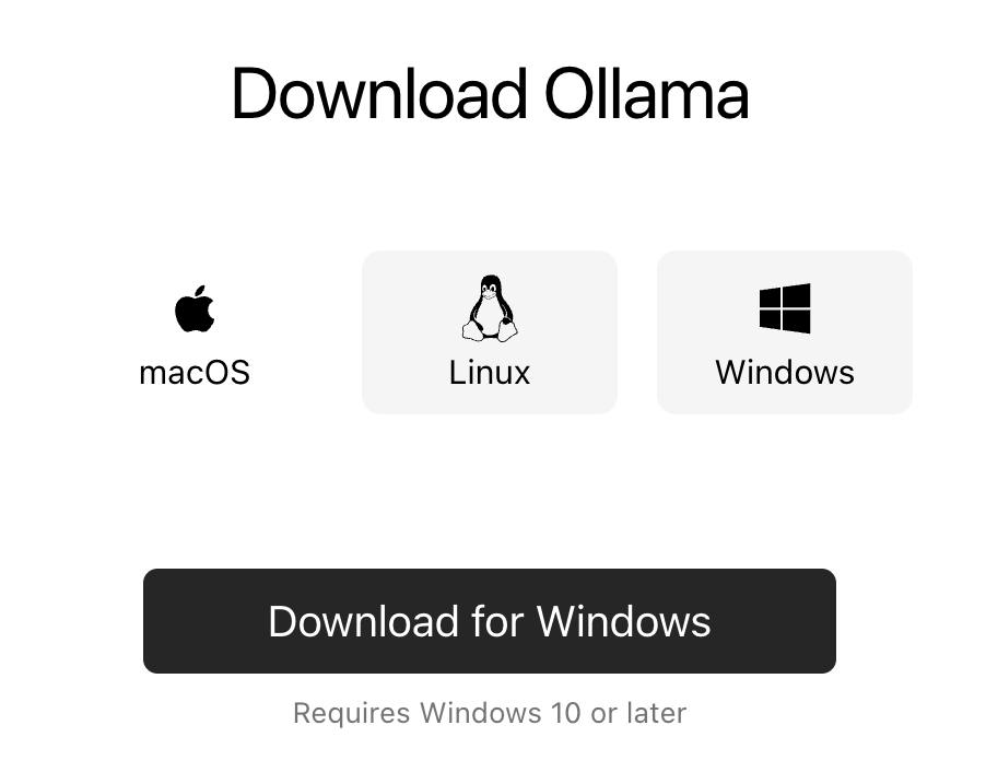 windows ollama